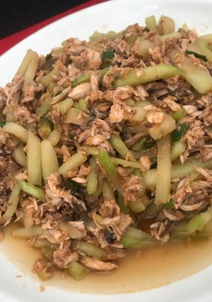 Foto resep Tongkol suir labu siam