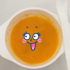 รูปของ Mpasi 6 bulan tunggal "pure kabocha"