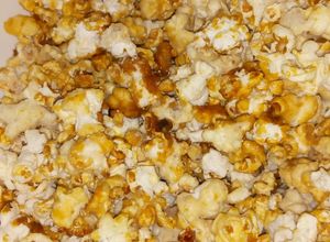 Una foto de Pochoclos o palomitas de maíz súper acarameladas