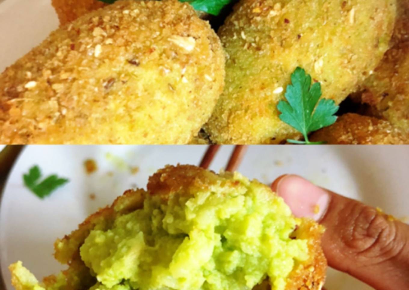 Deep fried Â avocado croquette(Korokke)