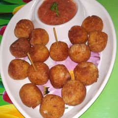 A picture of Paneer lolli Pop.