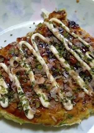รูปของ 🍕พิซซ่าญี่ปุ่น おこのみやき(โอะโคะโนะมิยะกิ)🍕
