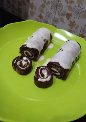 Foto resep Bolu Gulung coklat DEBM/Keto