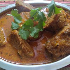 A picture of Soya besan wadi ki sabzi.