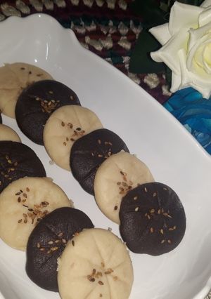 عکسی از دستور شیرینی تابه ای راحت و خوشمزه🍪