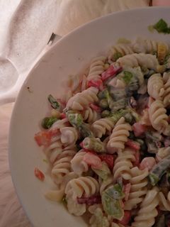 صورة لوصفة سلطة مكرونة 😋😍