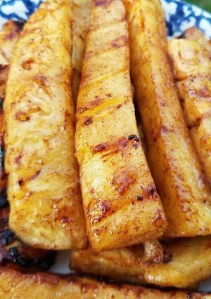 A picture of Sweet Grilled Pineapple Spears.