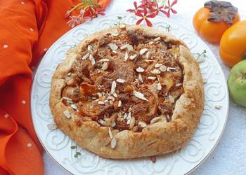 The New Way Prepare Recipe Pear and Persimmon Galette Practical Delicious The New Way Prepare Recipe Pear and Persimmon Galette Practical Delicious