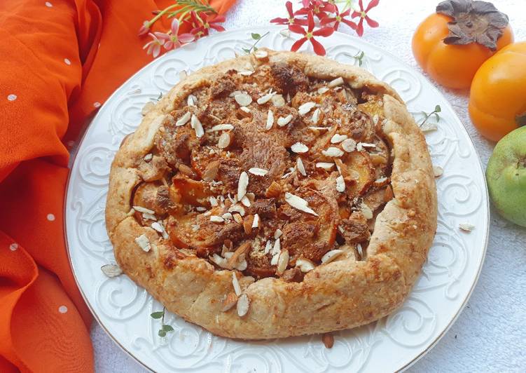 Recipe of Super Quick Homemade Pear and Persimmon Galette