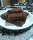Brownie de chocolate con chispas