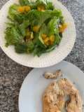 Ensalada de Duraznos con Pollo
