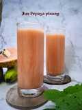 Jus Pepaya Pisang