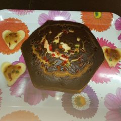 A picture of Eggless Tuttifruity Vanilla Cake.