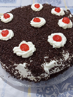 Una foto de Tarta selva negra
