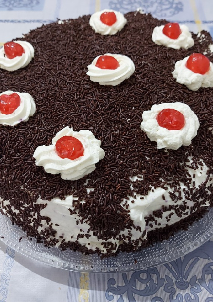 Una foto de Tarta selva negra