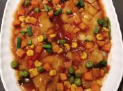 A picture of sweet and sour sauce