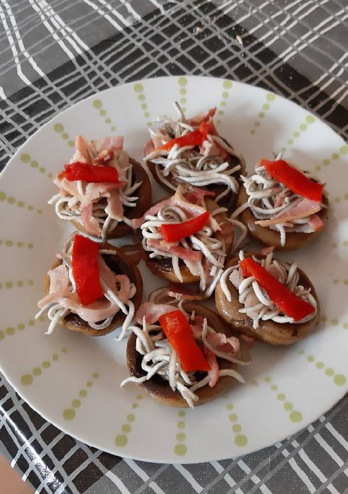 Una foto de Champis rellenos