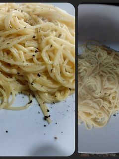 Una foto de Casio & pepe con Spaghetti N3, mi versión!🍝🍝🌯🧀