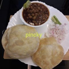 Chole bhature A picture of Chole bhature.