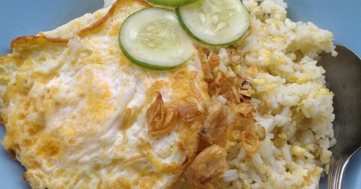 Resep Nasi goreng putih super simpel oleh Sisca Rizki ...