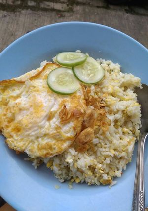 Foto resep Nasi goreng putih super simpel