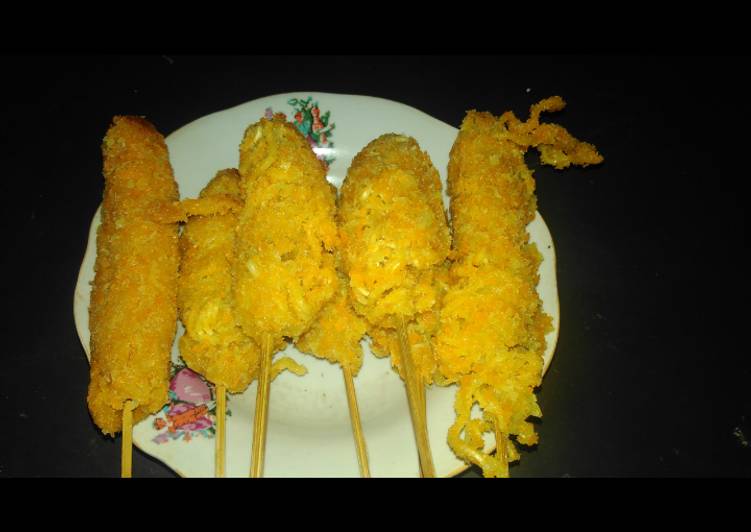 Stik Drum Isi Sosis Gulung Mie