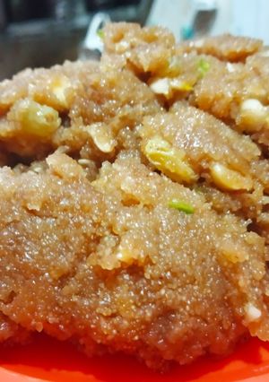 A picture of Suji Halwa.