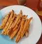 Cara Mudah Membuat Resep 302. Baked Sweet Potato Fries (ubi panggang) yang Enak Banget Anti Ribet, Lezat Sekali