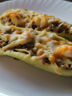 Una foto de Calabacines rellenos