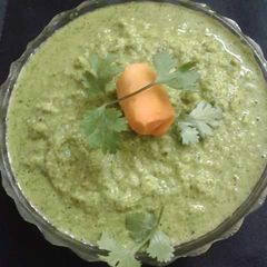 A picture of Raw turneric amla chutney.