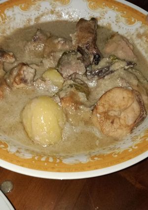 Foto resep Gulai kurma ayam