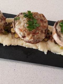 Foto principal de Champiñones rellenos de queso azul