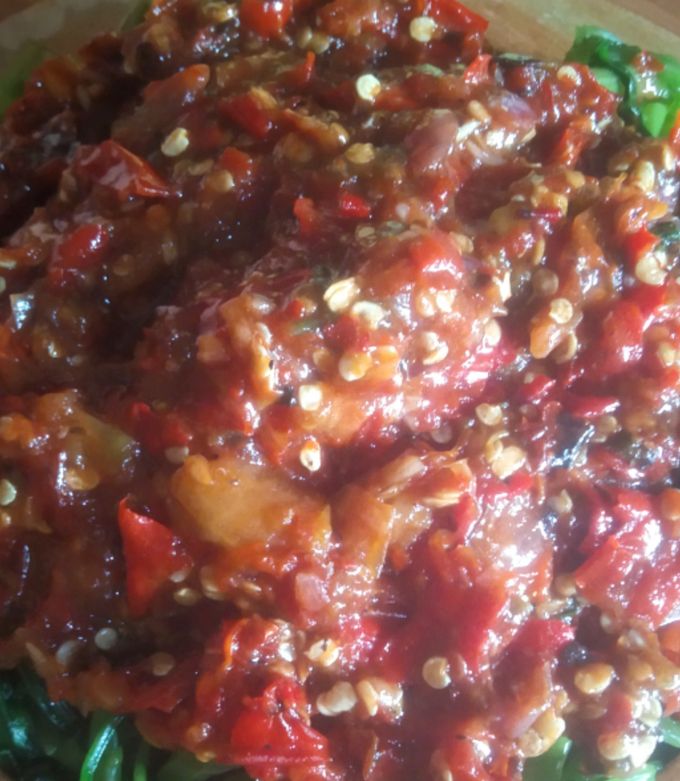 Foto resep Plecing kangkung tanpa kacang