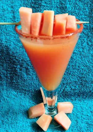 A picture of Papaya Pina punch.