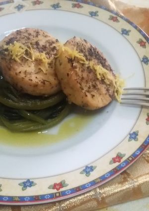 Φωτογραφία της συνταγής Αρωματισμένος μπακαλιάρος φιλέτο με σέσκουλα!