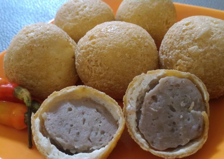 Resep Tahu Bulat Isi Bakso Oleh Wiwid Cookpad