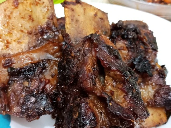 Langkah Gampang Menyiapkan Resep Iga Panggang Teflon Anti Ribet, Enak