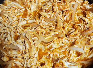 Una foto de Tinga de pollo