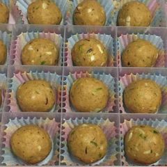 Besan Ladoo A picture of Besan Ladoo.