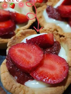 صورة لوصفة تارت بالفريز🍓
