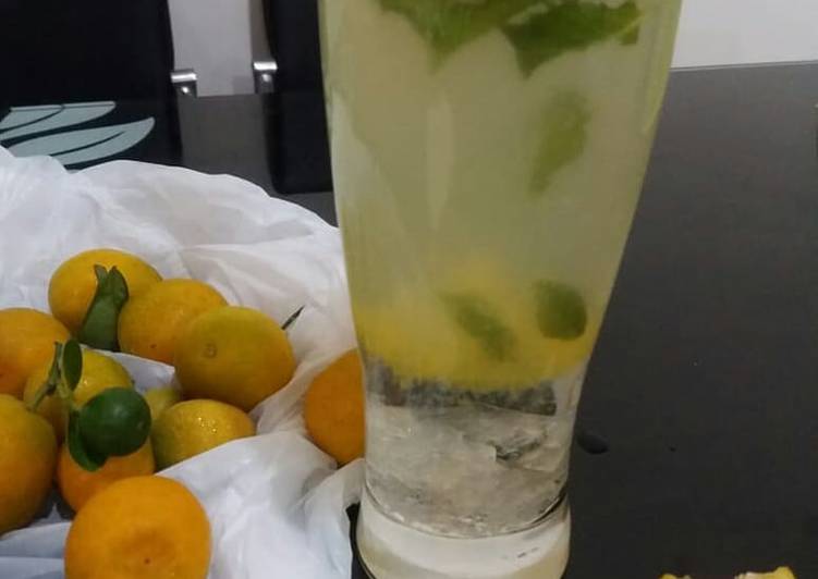 Langkah Mudah untuk Membuat Orange Mint Squash Non Soda yang Lezat