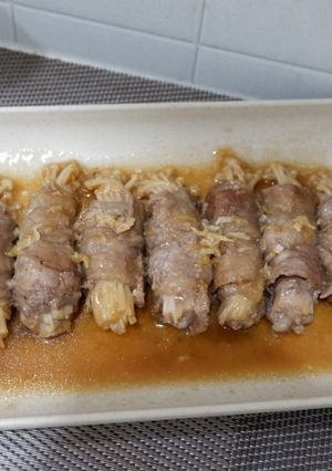 Foto resep Beef enoki roll favorite anak