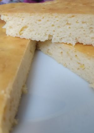 Una foto de Torta de limón, sin azúcar 🍋