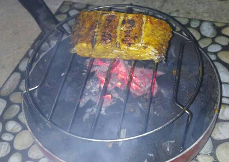 Cara Gampang memasak Gurame bakar bumbu santan, Sempurna