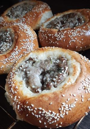 Фото Мясные ватрушки.