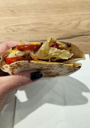 Une photo de Mac quesadillas