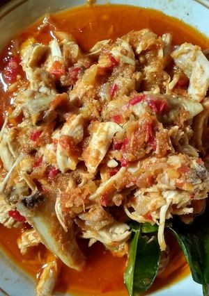 Foto resep Ayam Suwir Super Pedas
