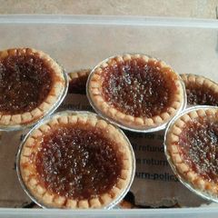 A picture of Gramma Joan's butter tarts.