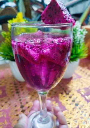 Foto resep Es Mojito Buah Naga