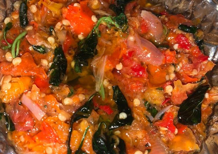 Resep Sambal daun kemangi, Enak